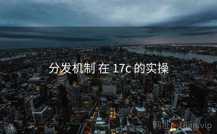 分发机制 在 17c 的实操 分发机制 在 17c 的实操