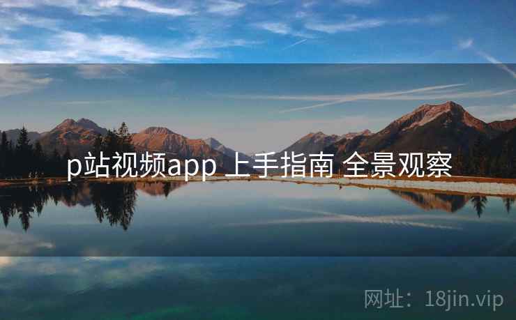 p站视频app 上手指南 全景观察
